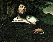 Gustave Courbet The Wounded Man painting